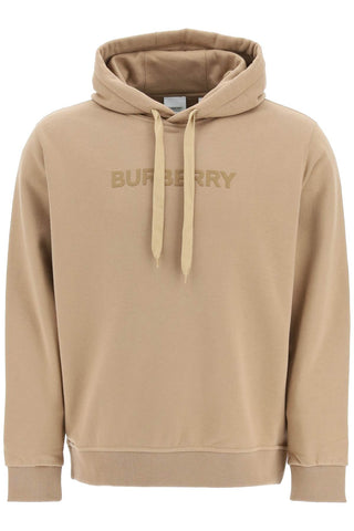 Burberry logo print ansdell hoodie 8083393 CAMEL