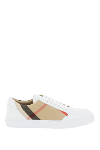 Burberry check sneakers 8056712 OPTIC WHITE