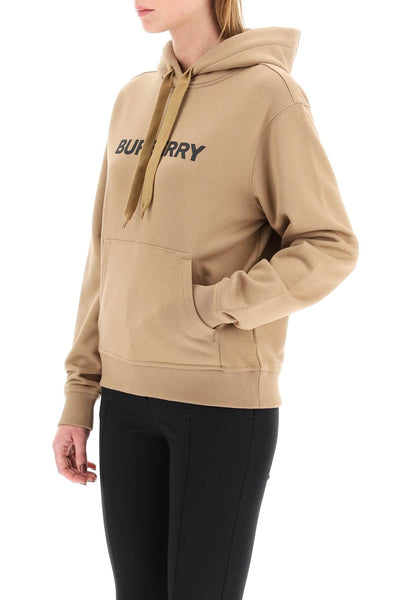 Burberry poulter hoodie with logo print 8060702 CAMEL