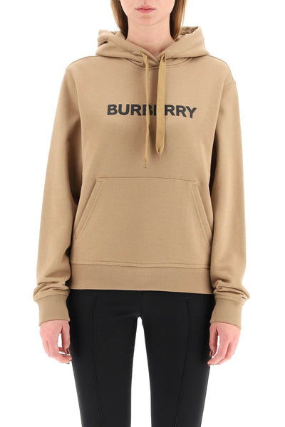 Burberry poulter hoodie with logo print 8060702 CAMEL