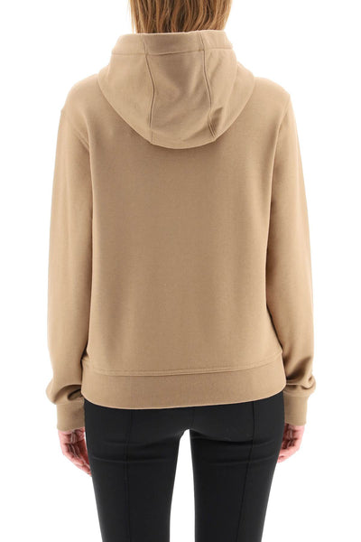 Burberry poulter hoodie with logo print 8060702 CAMEL