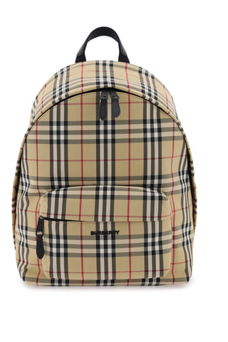 Burberry check backpack 8069749 ARCHIVE BEIGE