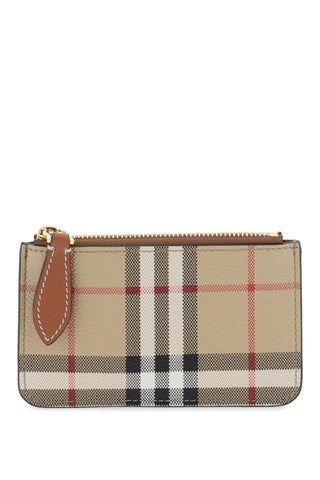Burberry check coin purse with chain strap 8070420 ARCHIVE BEIGE