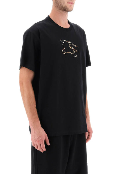 Burberry ekd inlay t-shirt 8070681 BLACK