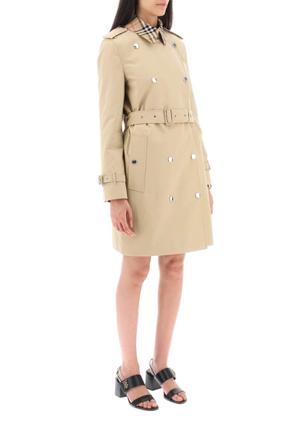 Burberry montrose double-breasted trench coat 8070990 HONEY