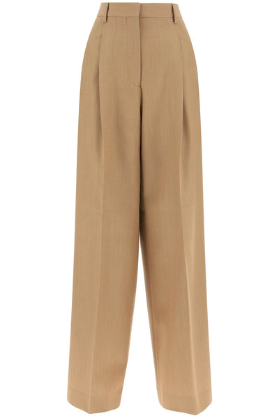 Burberry 'madge' wool pants with darts 8071100 CAMEL MELANGE