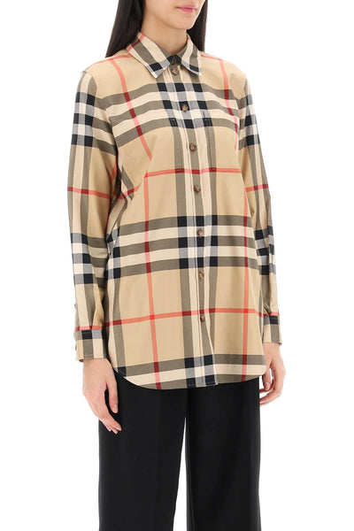 Burberry paola check shirt 8071338 ARCHIVE BEIGE IP CHK