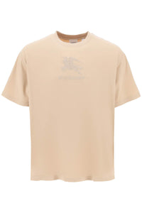 Burberry tempah t-shirt with embroidered ekd 8072749 SOFT FAWN