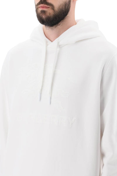 Burberry 'raynerbridge' 毛圈布 ekd 標誌連帽衫 8072753 白色