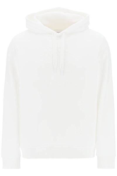 Burberry 'raynerbridge' hoodie with ekd logo in terry cloth 8072753 WHITE