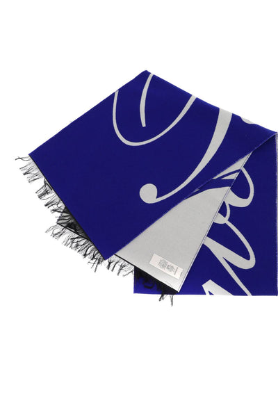 Burberry silk and wool logo scarf 8079174 KNIGHT