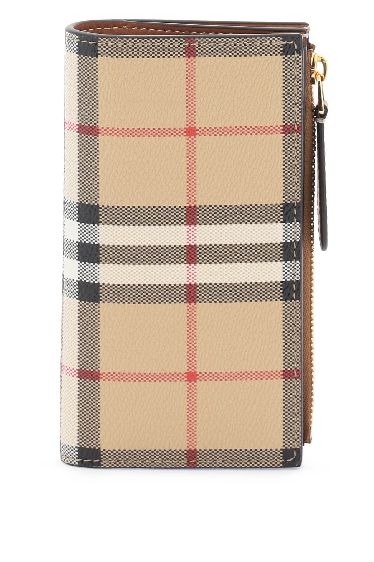 Burberry check bi-fold wallet 8079203 ARCHIVE BEIGE