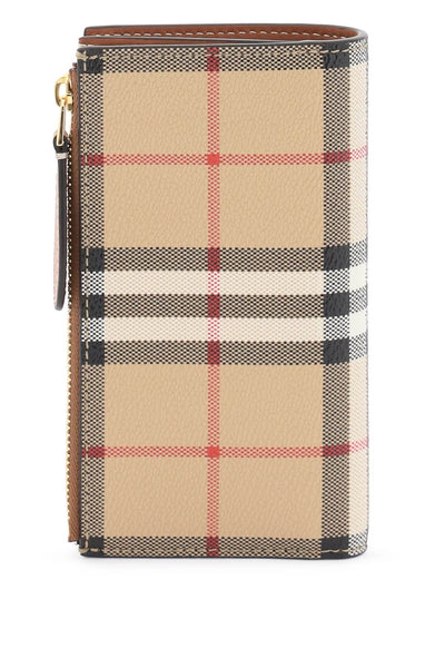 Burberry check bi-fold wallet 8079203 ARCHIVE BEIGE