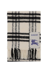 Burberry check wool scarf 8079781 OTTER