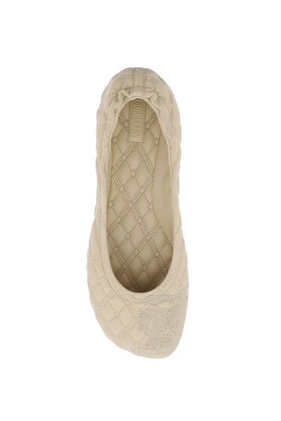 Burberry quilted leather sadler ballet flats 8080382 CLAY