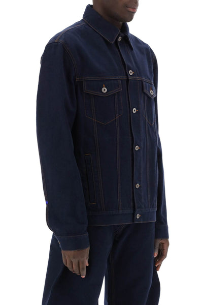 Burberry japanese denim jacket for men/w 8080770 INDIGO BLUE