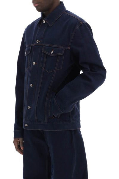 Burberry japanese denim jacket for men/w 8080770 INDIGO BLUE