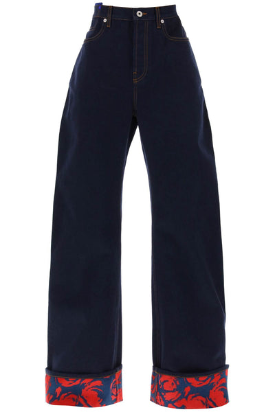 Burberry japanese denim curved leg jeans in 10 words 8080780 INDIGO BLUE