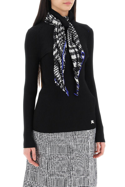 Burberry "sweetlife with integrated scarf 8081169 BLACK