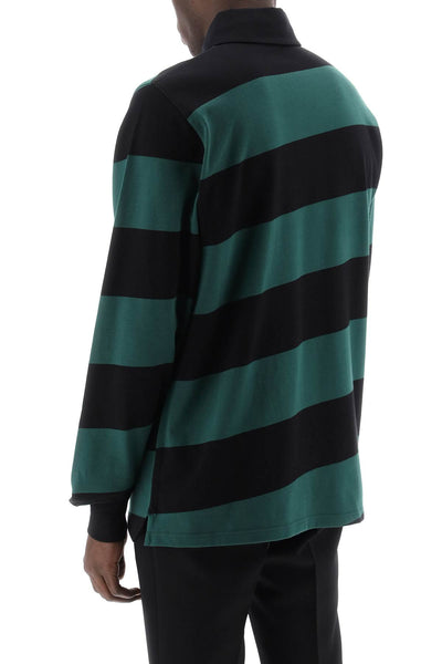 Burberry striped long sleeve polo shirt 8081278 BLACK IP PATTERN