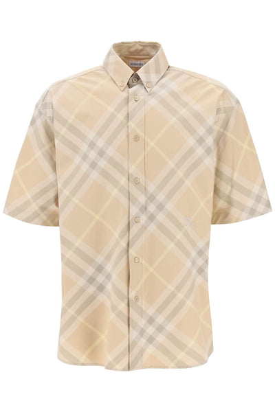 Burberry "organic cotton checkered shirt 8082478 FLAX IP CHECK