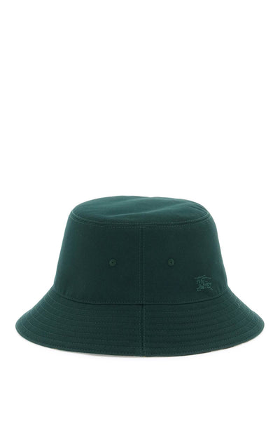 Burberry cappello bucket reversibile in misto cotone 8082571 IVY