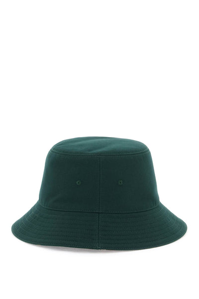 Burberry cappello bucket reversibile in misto cotone 8082571 IVY