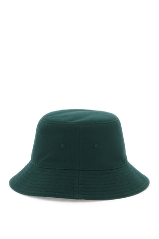 Burberry cappello bucket reversibile in misto cotone 8082571 IVY