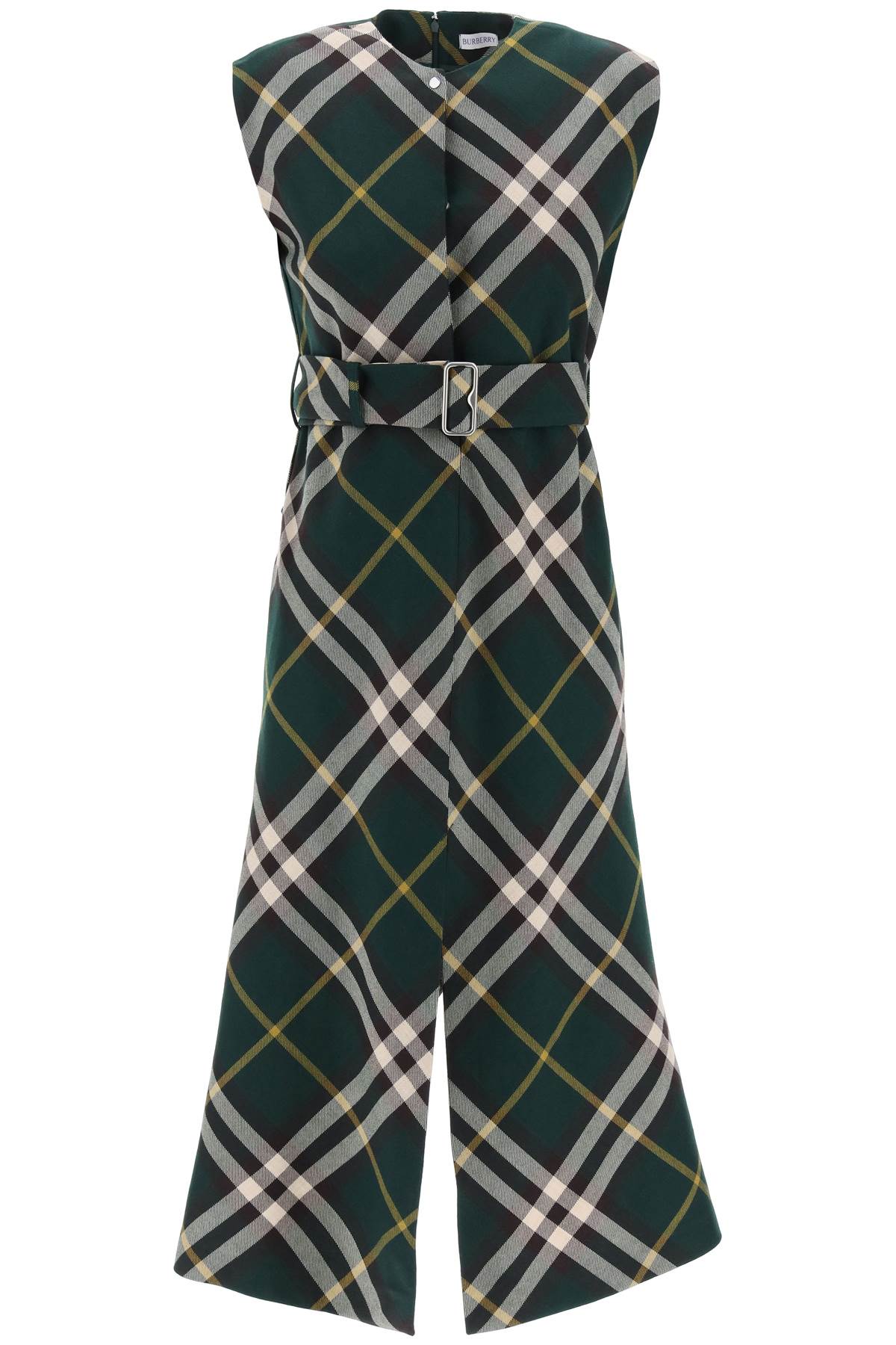 Burberry ered wool midi dress 8083057 IVY IP CHECK