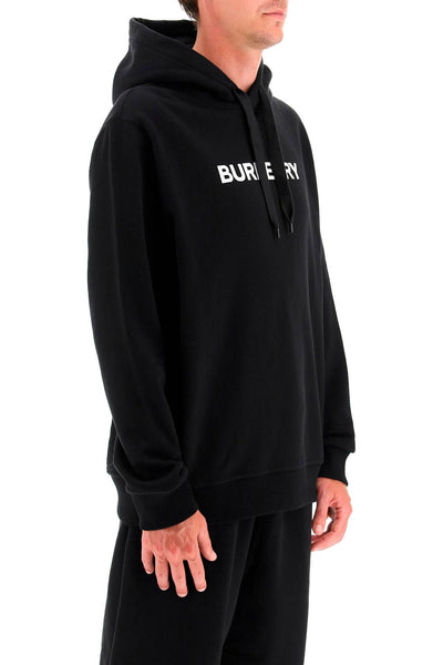 Burberry ansdell hoodie with logo print 8083392 BLACK