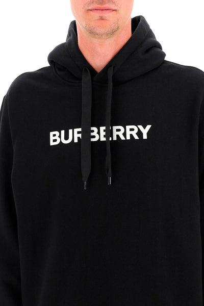 Burberry ansdell hoodie with logo print 8083392 BLACK