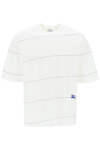 Burberry striped t-shirt with ekd embroidery 8083612 RAIN
