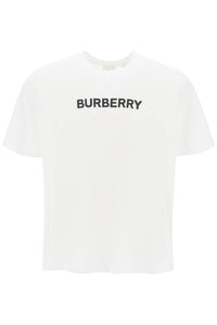 Burberry harriston t-shirt with logo print 8084234 WHITE