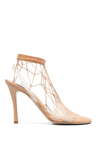 Stella mccartney 'stella 100' mesh sandals 810219 E00101 CAMEL