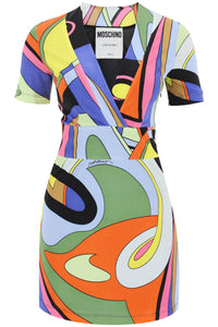 Moschino multicolor print mini dress A0448 0556 FANTASIA VARIANTE UNICA