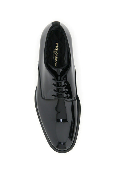 Dolce & gabbana patent leather lace-up shoes A10597 AX651 NERO