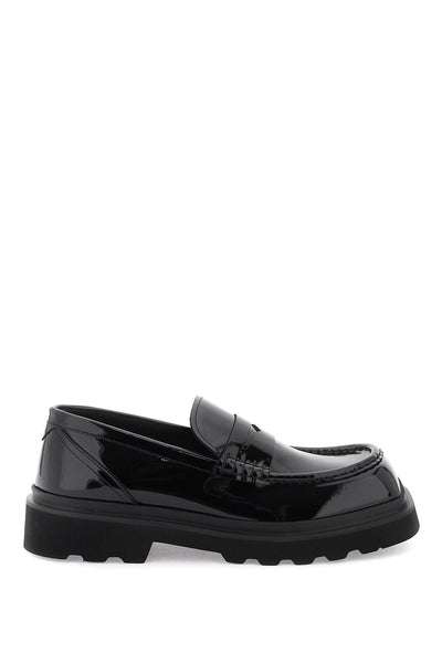 Dolce & gabbana patent leather mocassins A30204 A1471 NERO