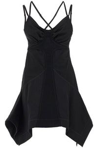 Dion lee 'butterfly' mini dress A9928S23 BLACK