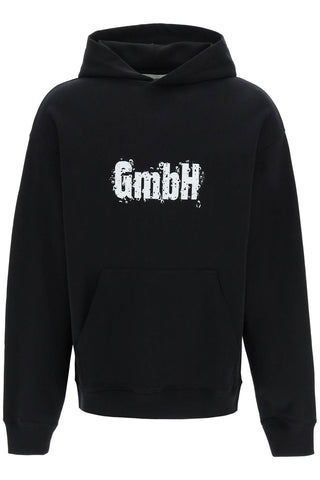Gmbh logo print 'ghazal' hoodie ABBAS SS23 BLACK