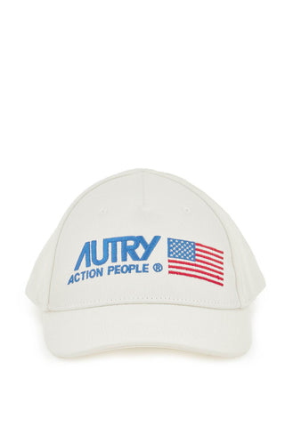 Autry 'iconic logo' baseball cap ACIU2781 WHITE