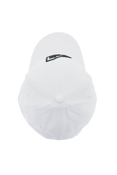 Autry baseball cap with embroidered logo ACIU470W WHITE
