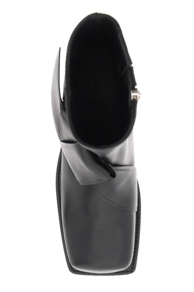 Acne studios musubi 踝靴 AD0652 黑色