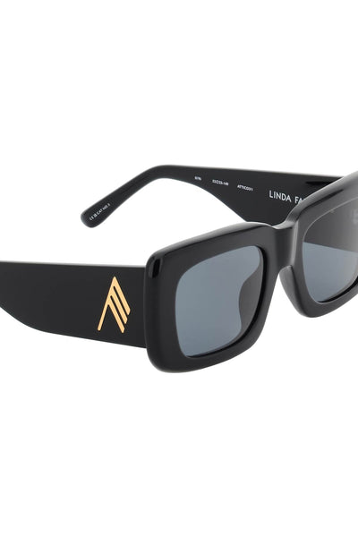 The attico 'marfa' sunglasses ATTICO3C1SUN BLACK YELLOW GOLD GREY