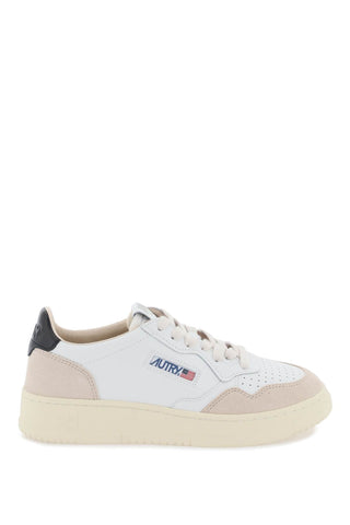 Autry leather medalist low sneakers AULMLS21 WHITE BLACK