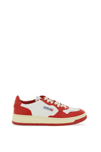Autry leather medalist low sneakers AULMWB02 WHITE RED