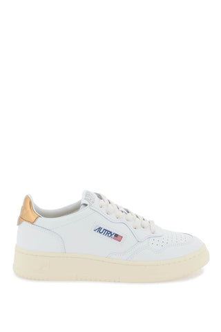 Autry leather medalist low sneakers AULWLL61 WHITE BRONZE