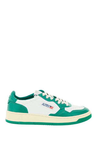 Autry leather medalist low sneakers AULWWB03 WHITE GREEN