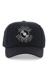 Amiri baseball cap with premier record embroidery AW23MAH026 BLACK