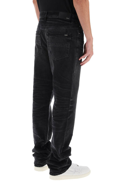 Amiri straight cut jeans AW23MDF001 FADED BLACK