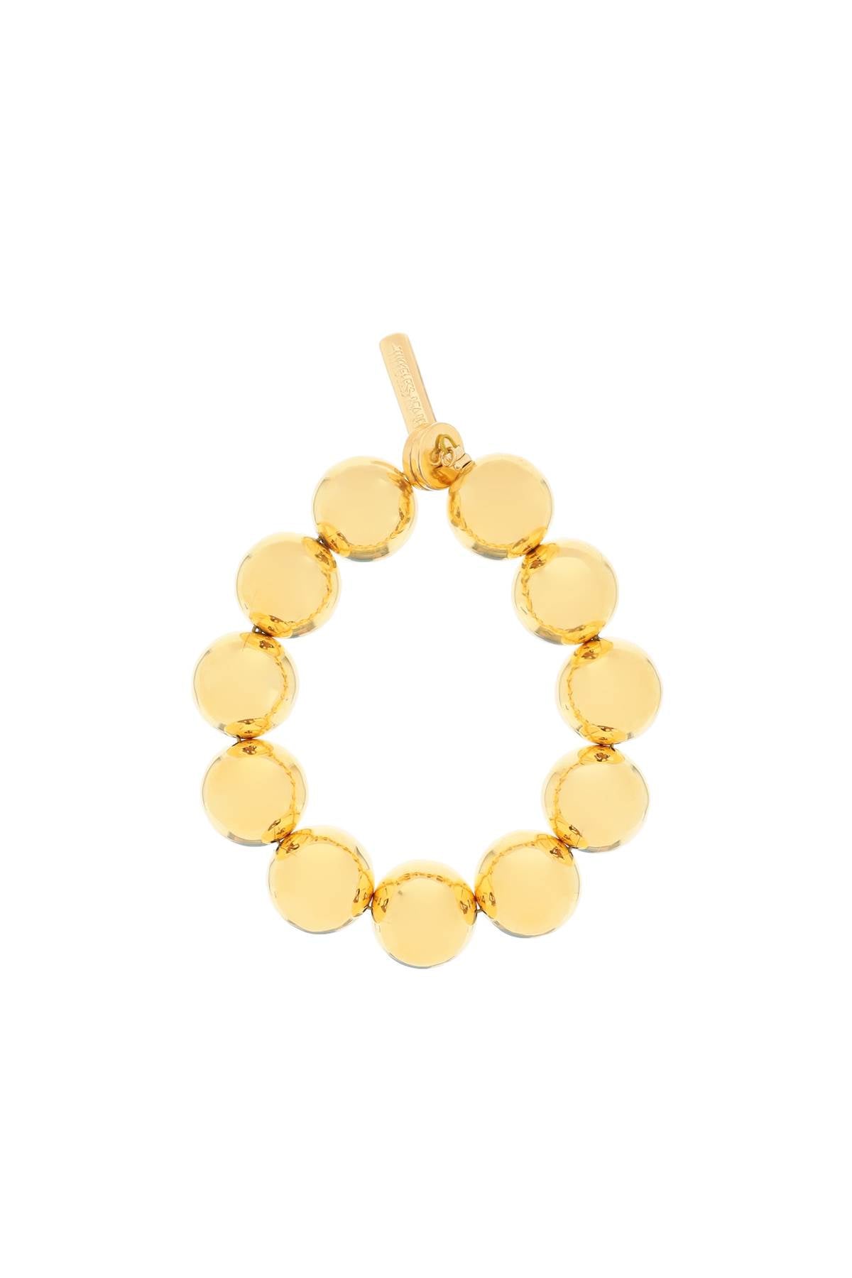 Timeless pearly bracelet with balls B106 GOLD